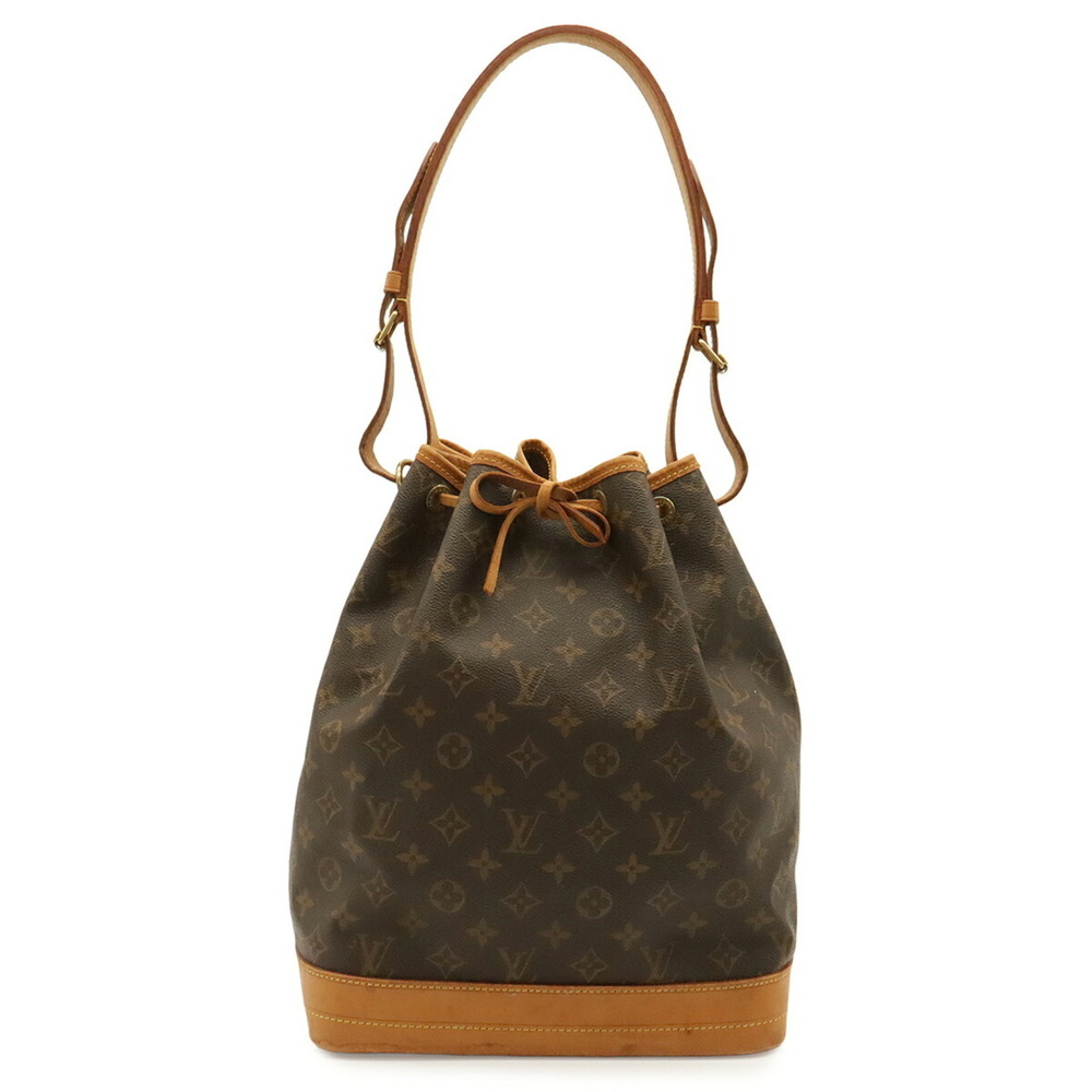 LOUIS VUITTON Brown Monogram Noe Shoulder Bag